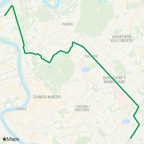 ATAC Mancini - Piazzale Flaminio map