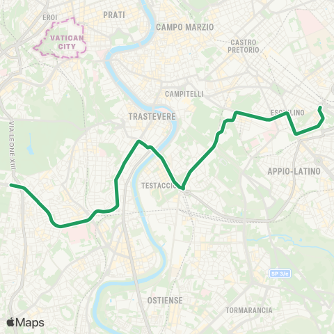 ATAC Venezia - Casaletto map