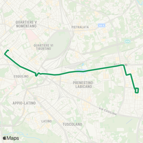 ATAC Termini - Gerani map