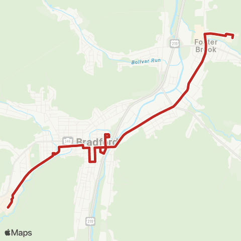 ATA Bradford Red map