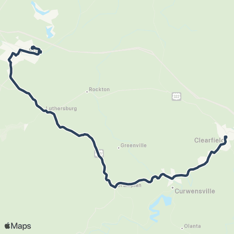ATA Mountain Loop map