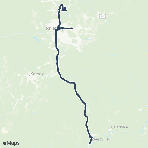 ATA Friday Shopping Trip map