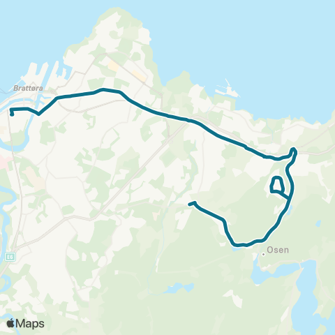 AtB Nattbuss Reppe / Vikåsen / Fortuna map