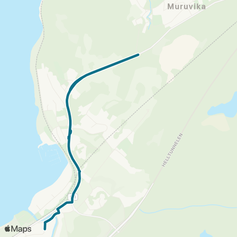 AtB Muruvik - Hommelvik map