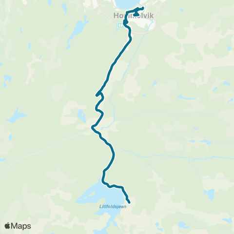 AtB Hommelvik Skole - Sneisen map