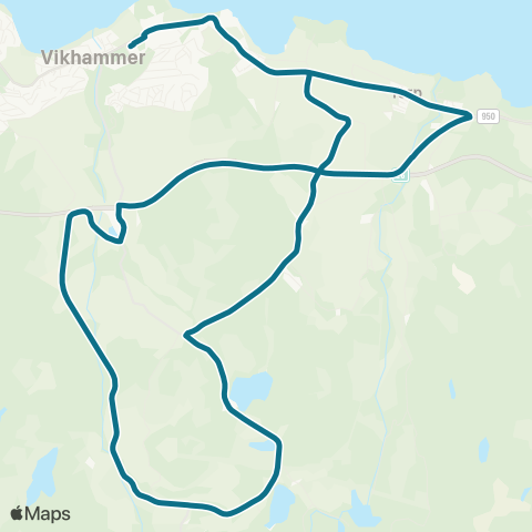 AtB Vikhammer Skole map