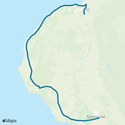 AtB Rye Skole - Flakk / Hangeråsen - R map