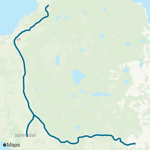 AtB Flakk - Lund map