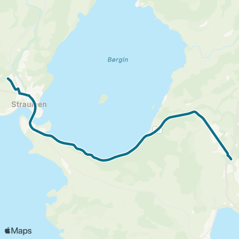 AtB Vanvikan - Leksvik - Inderøy - map