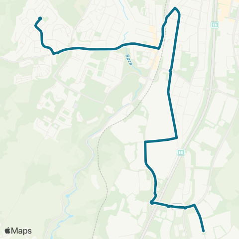 AtB Torgård - Lundåsen map