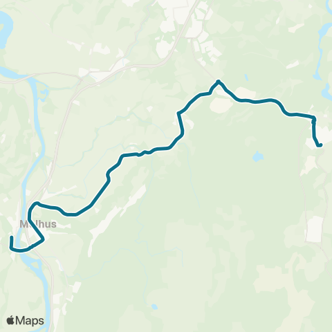 AtB (Brannåsen) - Rødde - Gimse map