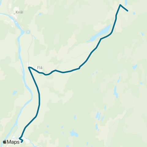 AtB Flå - Finnaunet map