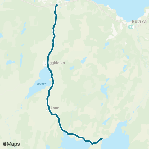 AtB Melhus - Skaun - Børsa map