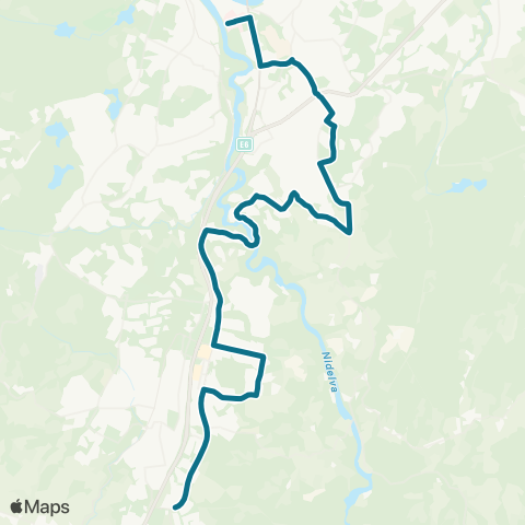 AtB Sandmoen - Tillerringen - Kroppa map