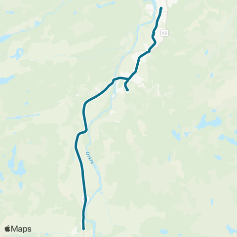 AtB Grøtte Skole - Vormstad map