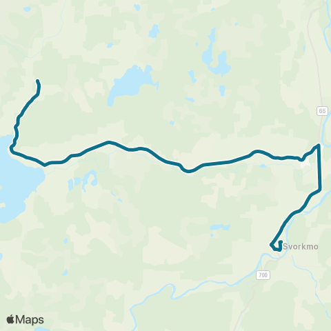 AtB Årlivoll Skole - Kårmo / Løften / map