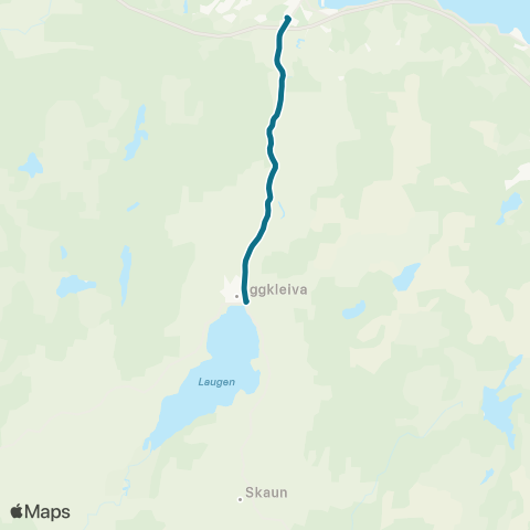 AtB Våttålia / Ribygda - Venn map