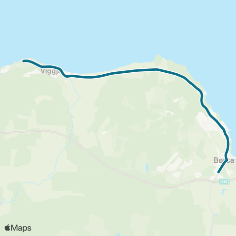 AtB Viggja - Børsa map