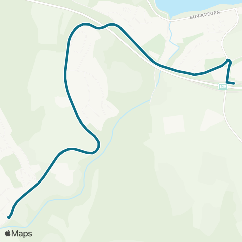 AtB Ilhaugen - Buvika map