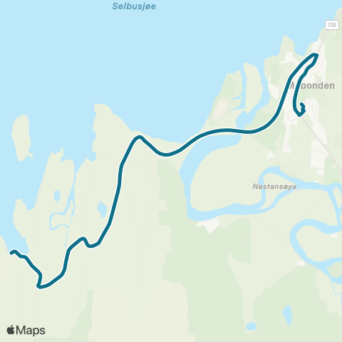 AtB Lerdalen - Selbu map