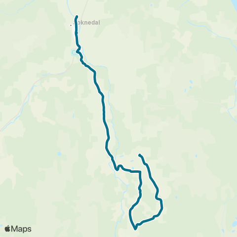 AtB Støren - Soknedal - Vagnild - Holte map
