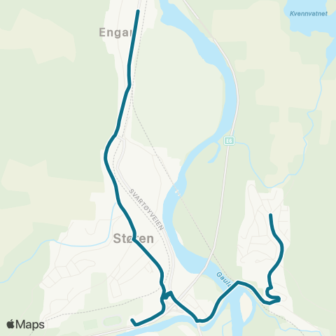 AtB Frøsetfeltet - Støren Barneskole map