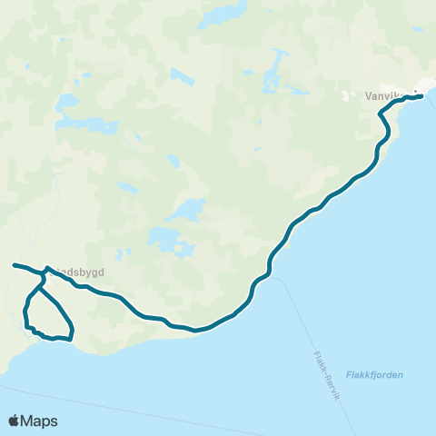 AtB Åsly Skole - Stadsbygd - Vikan map
