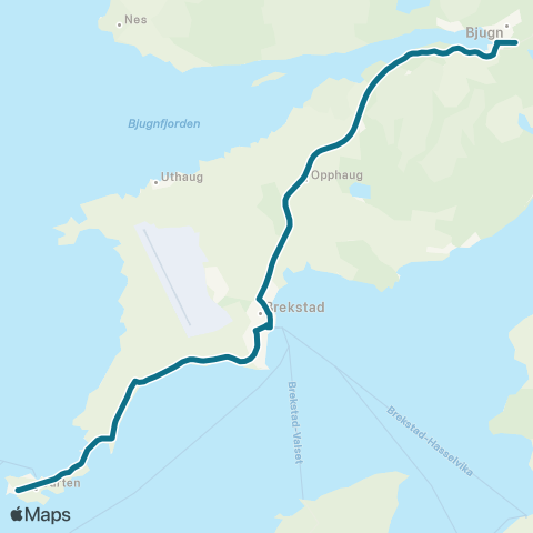 AtB Brekstad - Garten map
