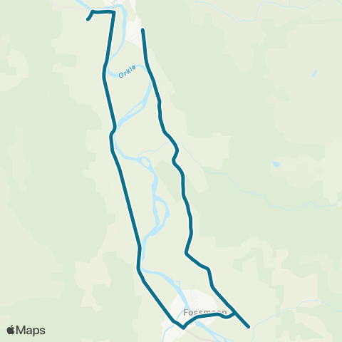 AtB Grut - Å / Re - Meldal Barne - Og map