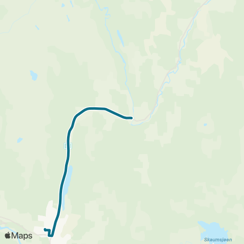 AtB Garli - Berkåk map