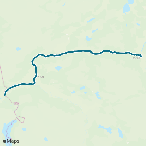 AtB Rindal - Meldal Vgs map