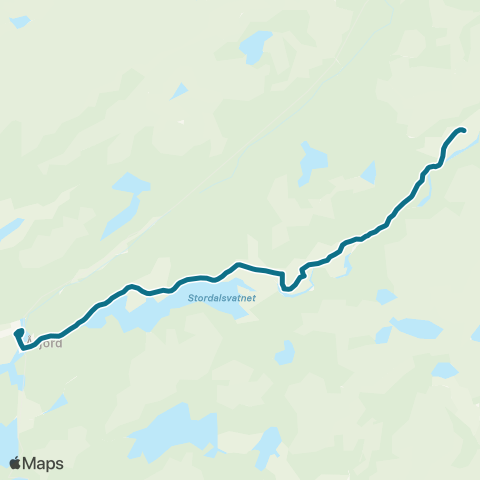 AtB Åset Skole - Lauvøy / Stjern map