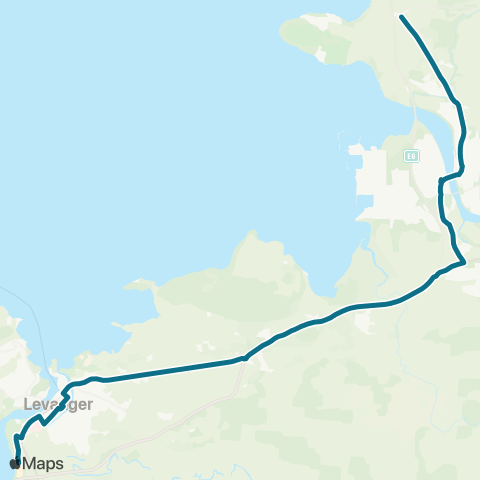 AtB Verdal - Levanger ( - Frosta) map