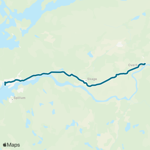 AtB Namsos - Grong - (Harran) map