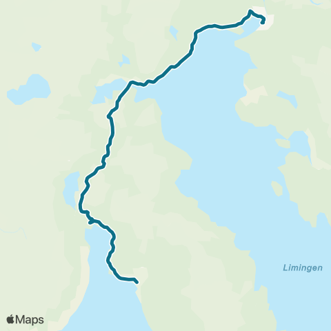 AtB Stallvika - Rørvik map