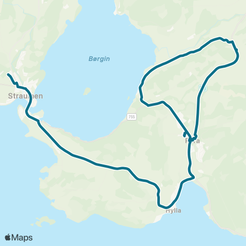 AtB Straumen - (Flaget) - Røra map