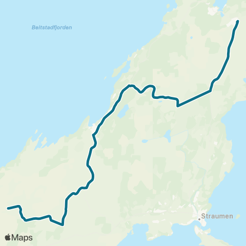 AtB Oksål > Vist > Akset map