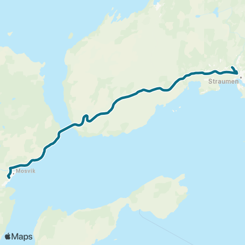 AtB Mosvik > Straumen map