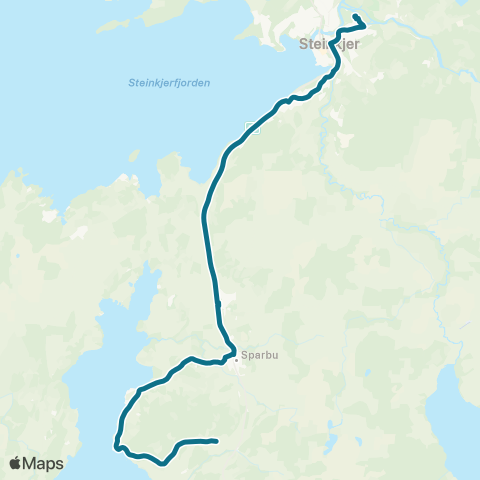 AtB Mære - Guldbergaunet map