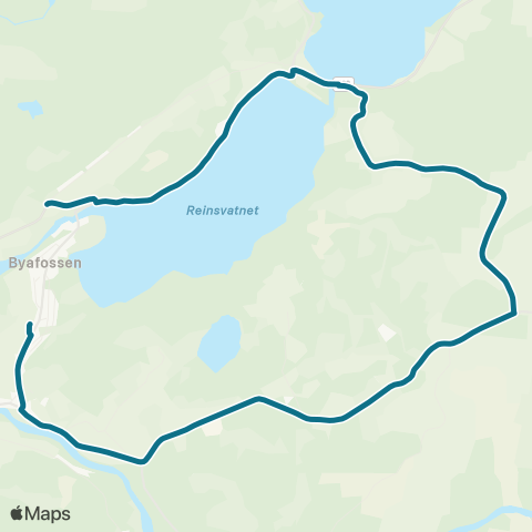 AtB Råde - Fagerheim map