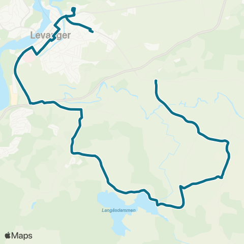 AtB Levanger - Munkeby - Stokkanba map