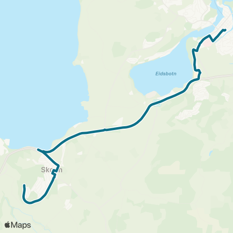 AtB Levanger - Holåsen Vest map
