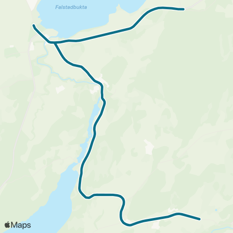 AtB Strandkorsen - Ekne - Skogn map