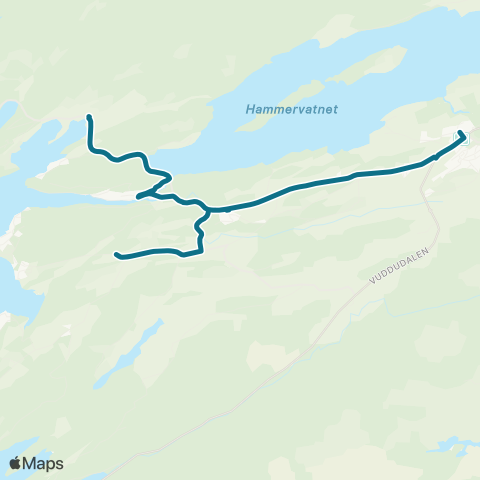 AtB Leangen - Åsenfjorden - Åsen B map