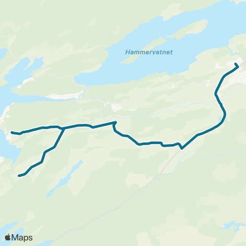 AtB Åsenfjorden - Åsen map