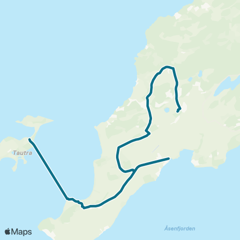 AtB Tautra - Frosta Skole map