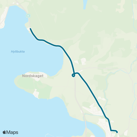AtB Bjørga - Verdalsøra Barneskole map