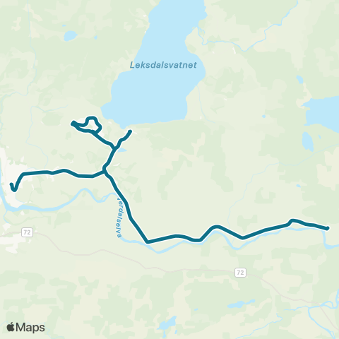 AtB Forbregd - Stiklestad Skole map