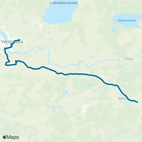 AtB Sveagjardet - Verdal map