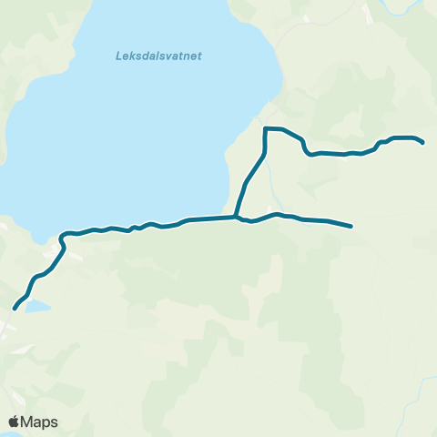 AtB Aspeheim - Leksdal map